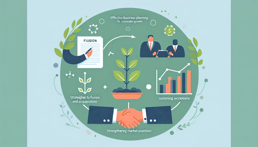 Effektive Unternehmensplanung für nachhaltiges Wachstum: Wie Sie durch strategische Fusionen und Übernahmen Ihre Marktposition stärken.